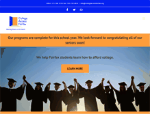 Tablet Screenshot of collegeaccessfairfax.org